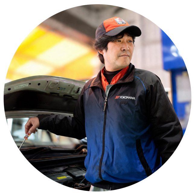 車検担当 若林